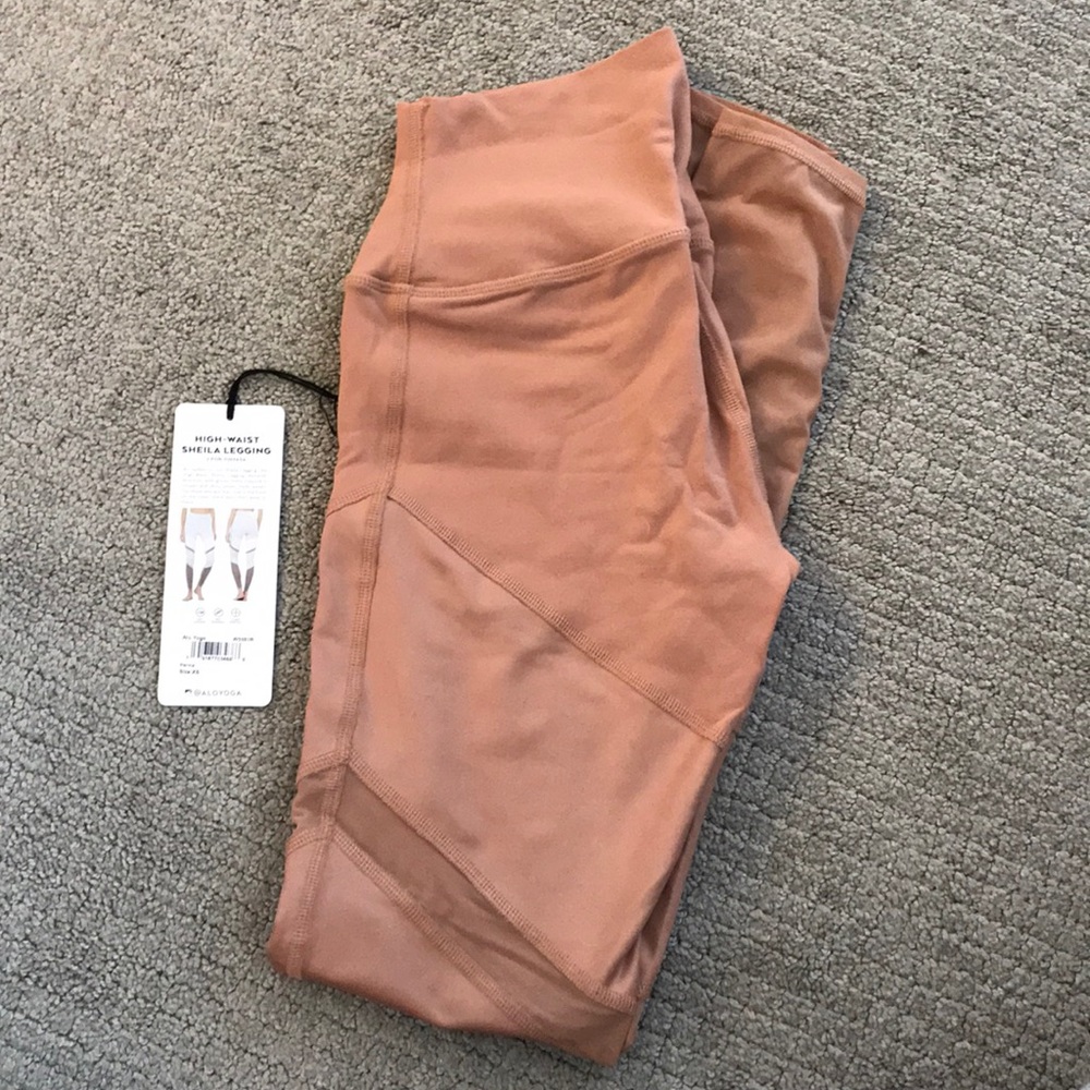 Alo Yoga High-Waist Sheila Legging, Henna, XS